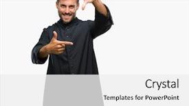  Presentation with palm sunday christian catholic - Presentation design consisting of religious visioning - young catholic christian priest man background and a  colored foreground