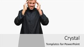  Presentation with palm sunday christian catholic - Audience pleasing PPT layouts consisting of religious worry - young catholic christian priest man backdrop and a white colored foreground