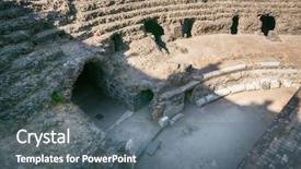  Presentation with amphitheater - Theme featuring piazza stesicoro stesicoro square catania background and a gray colored foreground