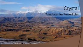  Presentation with mountain view california - Colorful PPT layouts enhanced with remarkables southern alps new zealand backdrop and a  colored foreground