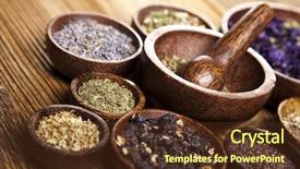  Presentation with natural - Audience pleasing slides consisting of remediation - natural remedy backdrop and a tawny brown colored foreground