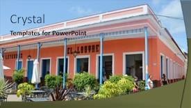  Presentation with continuous - Presentation theme featuring remedios-cuba-july-27-2016 background and a light blue colored foreground