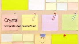  Presentation with note - PPT theme enhanced with detailed view on a rock guitarist on a stage background and a dark gray colored foreground