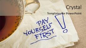  Presentation with pay - Slide deck enhanced with adorable little girl in blooming cherry garden holding two easter bunnies on beautiful spring day background and a seafoam green colored foreground