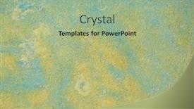  Presentation with texture - PPT theme enhanced with remnants-of-old-putty background and a mint green colored foreground