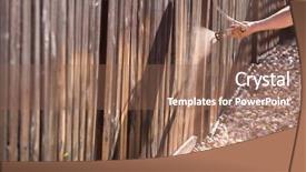  Presentation with professional - PPT theme having remodel sales - professional painter spraying house yard background and a violet colored foreground