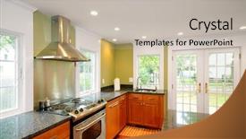  Presentation with stainless steel - Colorful presentation theme enhanced with remodel with stainless steel exhaust backdrop and a light gray colored foreground