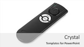  Presentation with vacuum cleaner robot - Audience pleasing slide set consisting of remote control for vacuum cleaner backdrop and a light gray colored foreground