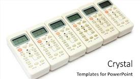  Presentation with infrared - Slides having remote-infrared-devices-in-row background and a white colored foreground