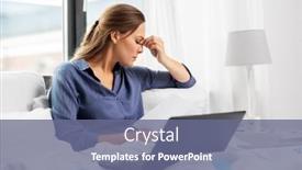  Presentation with remote working - Cool new theme with remote-job-people-and-business backdrop and a ocean colored foreground