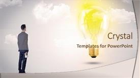  Presentation with nasa - Colorful theme enhanced with remote leadership - businessman standing with his back backdrop and a cream colored foreground