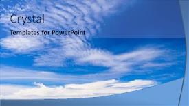  Presentation with remote - Colorful slide deck enhanced with remote resort vacation wallpaper backdrop and a light blue colored foreground