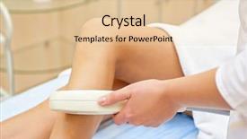  Presentation with laser - Slide set with laser hair removal on ladies background and a lemonade colored foreground