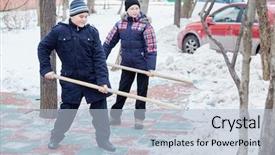  Presentation with clean - PPT theme enhanced with remove cover - two boys clean artificial green-red background and a light blue colored foreground