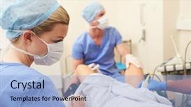  Presentation with ivf - PPT theme having removed as part of ivf background and a light blue colored foreground