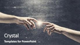  Presentation with renaissance - Slide deck having renaissance - close up of human hands background and a dark gray colored foreground