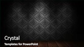  Presentation with renaissance - PPT theme featuring renaissance - dark interior room with wallpaper background and a wine colored foreground