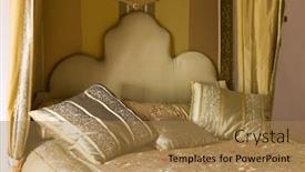  Presentation with renaissance - Colorful PPT layouts enhanced with renaissance-interior-photo-shot backdrop and a coral colored foreground