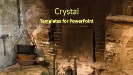  Presentation with renaissance - Presentation design with renaissance-interior-photo-shot background and a wine colored foreground