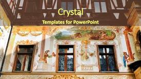  Presentation with pottery museum - Cool new slides with renaissance painting - peles museum sinaia romania backdrop and a  colored foreground