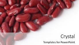  Presentation with renal - Amazing presentation theme having renal - red kidney beans isolated backdrop and a  colored foreground