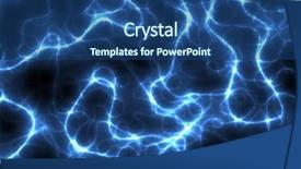  Presentation with electricity - Cool new PPT theme with rendered electricity fractal for background backdrop and a ocean colored foreground