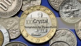  Presentation with liberty - Slides with renessaince - coins of san marino palazzo background and a mint green colored foreground