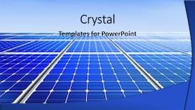  Presentation with solar power - Colorful presentation enhanced with renewable alternative solar energy sun backdrop and a light blue colored foreground