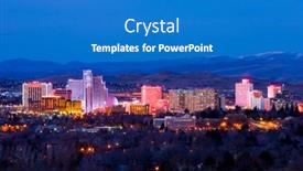  Presentation with casinos - Presentation design consisting of american football ball and old background and a forest green colored foreground