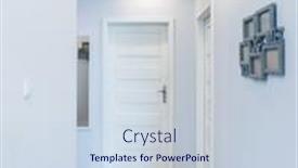  Presentation with art white gray grey - PPT theme enhanced with renovated-gray-hall-with-white background and a  colored foreground