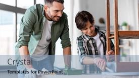  Presentation with home improvement - PPT theme enhanced with renovation-diy-and-home-improvement background and a light blue colored foreground