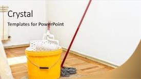  Presentation with roll fabric in store room - Cool new presentation with renovation of the house bucket backdrop and a sky blue colored foreground