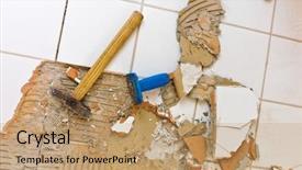  Presentation with renovation - PPT theme with internet technology social media concept background and a light gray colored foreground