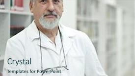  Presentation with library research - Beautiful presentation featuring a library of research backdrop and a sky blue colored foreground