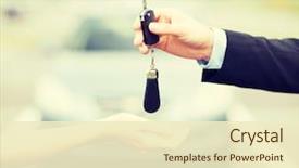  Presentation with ownership - Slide set having rent - transportation and ownership concept background and a cream colored foreground