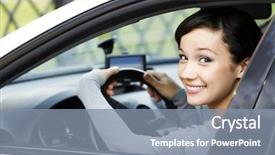  Presentation with female liver diseases - Amazing slide set having rent car - smiling female driver backdrop and a seafoam green colored foreground