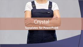  Presentation with repair - Slide set having repair-construction-and-building-concept background and a coral colored foreground