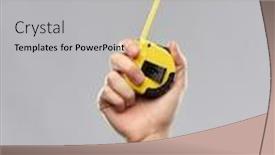  Presentation with hand tools - Presentation theme featuring repair-construction-and-building-tools background and a light gray colored foreground