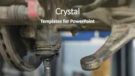  Presentation with suspension - Beautiful theme featuring repair of a car front backdrop and a tawny brown colored foreground