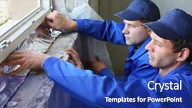  Presentation with clothes - Audience pleasing slide set consisting of young beautiful girl with naked body holding a red heart pillow backdrop and a violet colored foreground