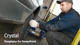  Presentation with compressed air - Theme featuring letters vip in steampunk style - 3d illustration background and a light gray colored foreground