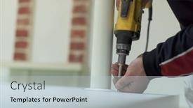  Presentation with drilling machine - 