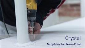  Presentation with drilling machine - 