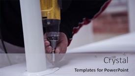  Presentation with drilling machine - 