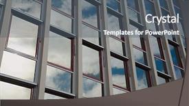  Presentation with modern building - Theme with repeat business - modern office building detail glass background and a gray colored foreground