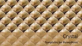  Presentation with continuous - Audience pleasing PPT theme consisting of replication - cone flaky seamlessly pattern backdrop and a coral colored foreground