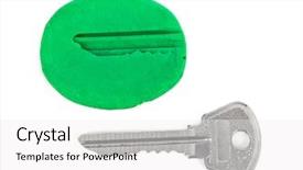  Presentation with security - Colorful PPT theme enhanced with replication - key impression - security concept backdrop and a white colored foreground