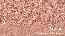  Presentation with continuous - Cool new slide deck with replication - seamless red stone wall backdrop and a coral colored foreground