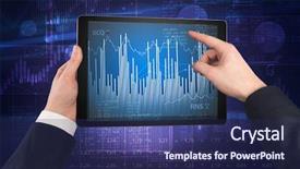  Presentation with financial system - Beautiful slide deck featuring report on cloud computing system backdrop and a navy blue colored foreground