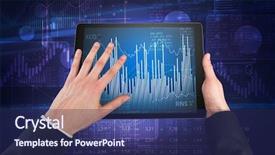  Presentation with financial system - Amazing slide set having report on cloud computing system backdrop and a navy blue colored foreground
